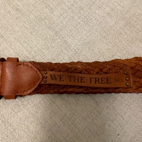 Free People We The Free NWOT Brix Belt in Cognac - Picture 3 of 9
